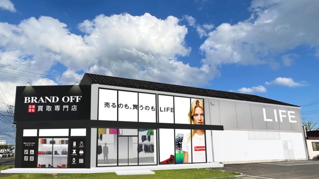 LIFE六丁の目店の外観